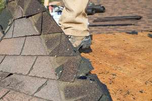 Rotted roof deck repair
